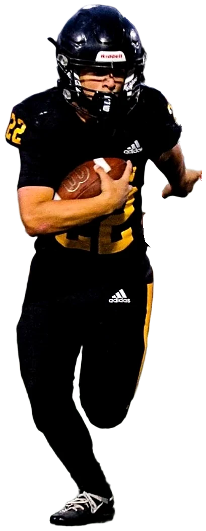 Simon Derus, Andrew #22, carrying the ball through contact