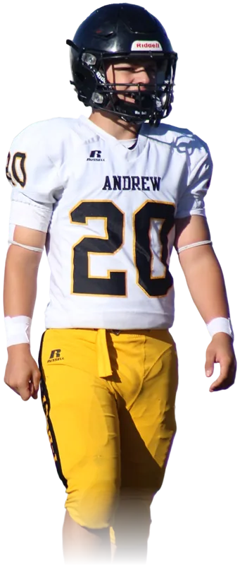 Simon Derus, Andrew #20, on the sideline